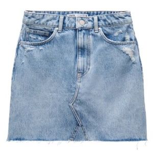 Zara Denim Mini Skirt